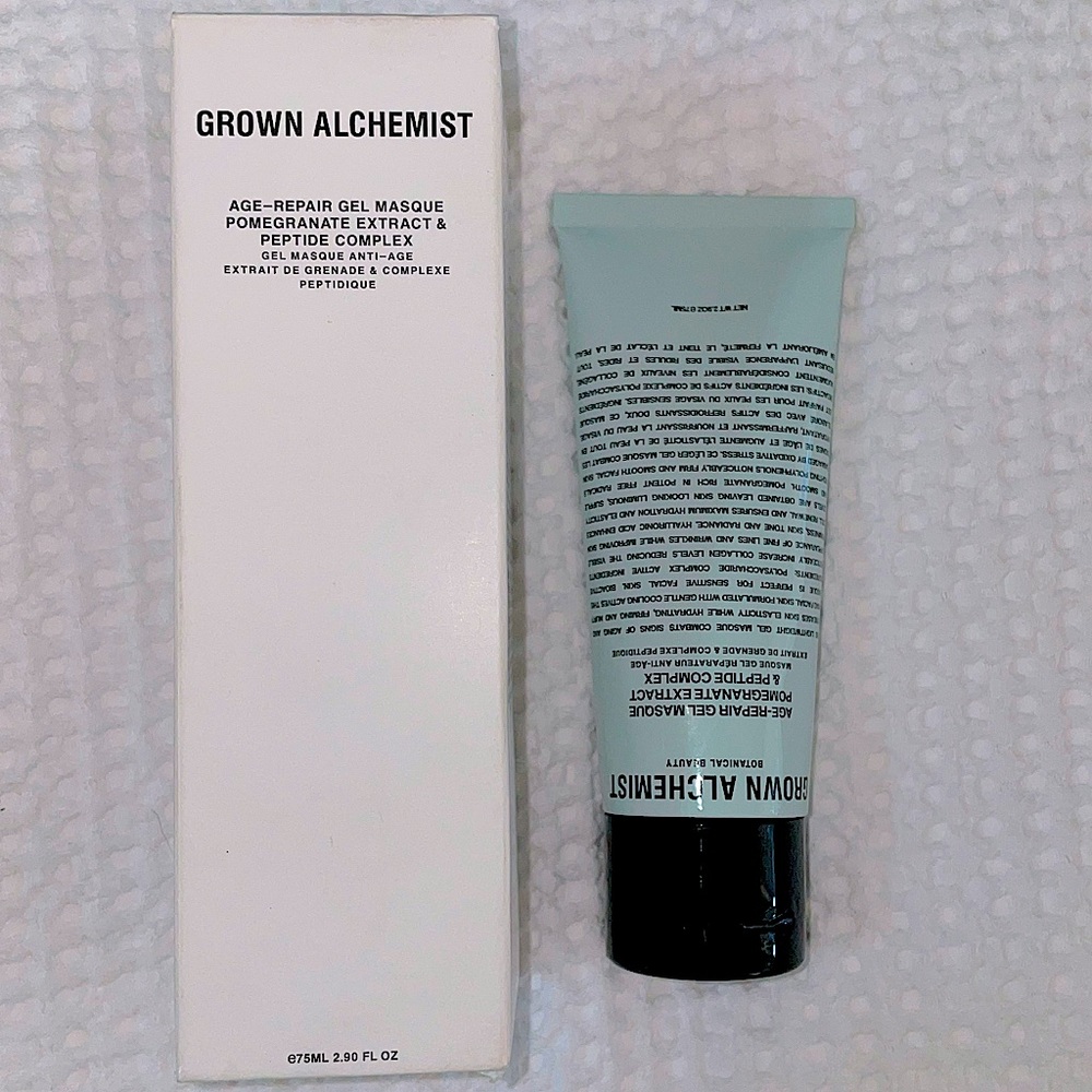 NIB Grown Alchemist Age-Repair Gel Masque Pomegranate Extract & Peptide Complex